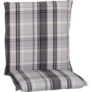 gardenson Niedriglehner Auflage 100 x 52 x 8 cm beige kariert 1 St.