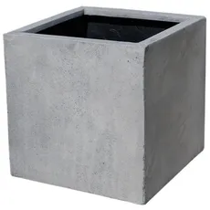 Bild Pflanzkübel Block 60 cm x 60 cm x 60 cm Betonoptik Grau