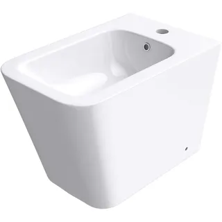 Mai & Mai Stand-Bidet S-D112 Weiß 55x36x36cm aus Keramik 1-Hahnloch schmutzabweisende Oberfläche