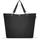 shopper XL glossy dots black – Geräumige Shopping Bag und edle Handtasche in einem – Aus wasserabweisendem Material