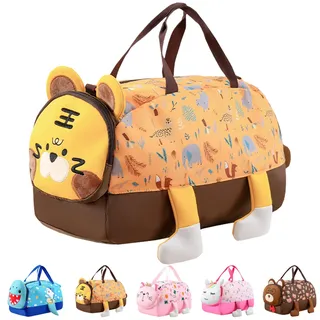 KORVANO Sporttasche Kinder, Yogatasche, Wasserdicht Turnbeutel, Reisetasche Kinder, Gym Bag, Schwimmtasche, Sportrucksack, für Reisen, Fitness, Sport, Schule, 48 x 25 x 20 cm