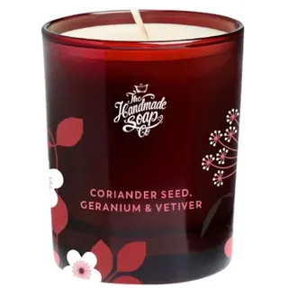 The-Handmade-Soap Collection Coriander-Seed,-Geranium-VetiverSoy Candle Mini 70 g