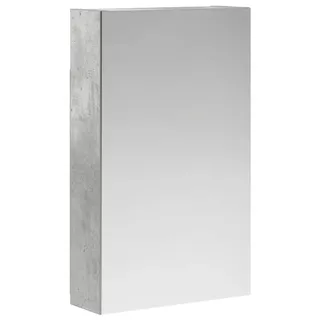 Badezimmerspiegelschrank mit Regal Beton Grau 30 x 10,5 x 50 cm - Grau