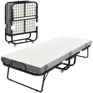 Homcom Klappbett 80 x 200 cm schwarz/weiß