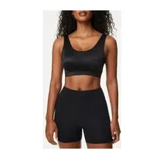 Womens M&S Collection FlexifitTM High Rise Sleep Knicker Shorts - Black, Black - 14