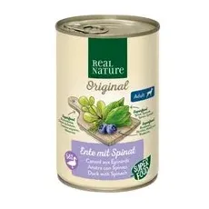 REAL NATURE Superfood Adult Ente mit Spinat 6x400 g