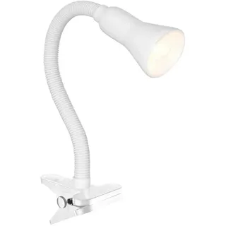 Led-Klemmleuchte , Weiß , Metall, Kunststoff , 50 cm , Lampen & Leuchten, Leuchtenserien