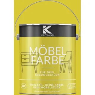 Kenzopaints 2,5Liter Möbelfarbe Möbellack - Limettenstrahl von Sizilien - Gelb