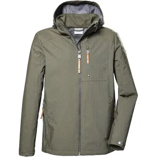 G.I.G.A. DX Herren Gs 7 Mn Sftshll Jckt Softshell Jacke Mit Abzippbarer Kapuze/Outdoorjacke, Grün, XXL EU