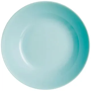 Luminarc Dajar Suppenteller Hartglasgeschirr Tiefteller, Teller, Tief Teller, Essteller Diwali Turquoise 20 cm