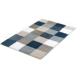 Kleine Wolke Badteppich Caro Mare 70 x 120 cm | OEKO-TEX zertifiziert, rutschhemmende Unterseite, für Fußbodenheizung, maschinenwaschbar, 100% Polyacryl