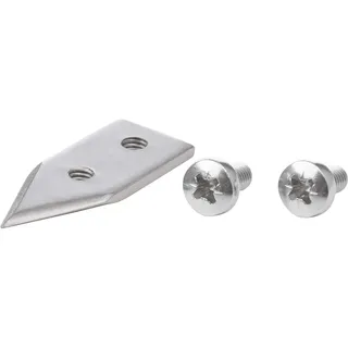 Westmark Ersatzteil-Set, 3-teilig, Schneidmesser + 2 Schrauben für Dosenöffnermaschine Sieger Clou 30/40/50, Edelstahl, Silber, 19952280