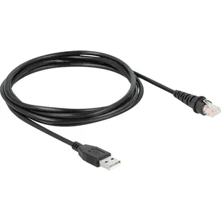 DeLock RJ50 zu USB 2.0 Typ-A Barcodescanner Kabel 1,5 m