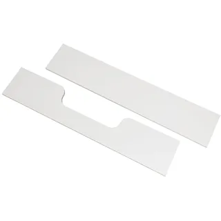 trendteam Bettseiten Mats 2er Set Dekor Weiß