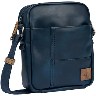 CAMEL ACTIVE Umhängetasche "Laos", praktisch funktionaler Alltagsbegleiter mit vielen sportlichen Details, blau,