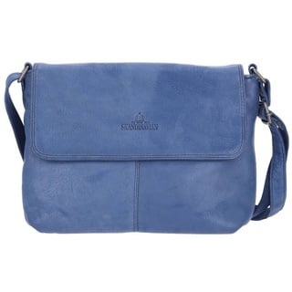 The Skandinavian Brand Damen Leder Tasche blau