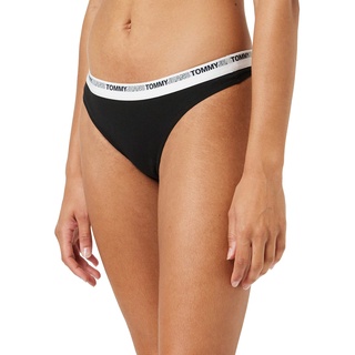 Tommy Hilfiger Damen Thong UW0UW03865 Stringtangas, Schwarz (Black), XS