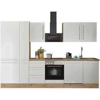 kochstation Küchenzeile Florida 310 cm weiß