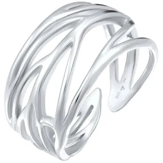 Elli Ring Ornament und offene Ringschiene 925 Silber