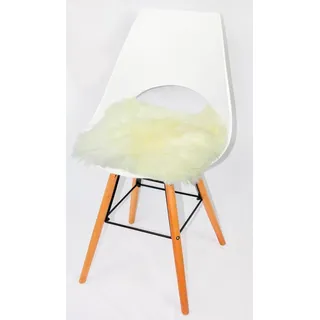 Heitmann Felle Stuhlkissen »Lamm, Sitzauflage eckig« 44x44 cm, echtes Lammfell, waschbar, auch als 2er oder 4er Set, weiß