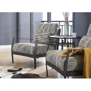 Sessel Design Couch Sofa Sitzer Luxus Bunte Relax Leder Lounge Club Polster - Beige