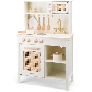 New Classic Toys Spielküche aus Holz - Rattan