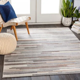 livabliss MAASTRICHT Kurzflorteppich 200 x 275 cm Braun