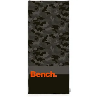 BENCH Nature Inspired Strandtuch 80 x 180 cm grau Tarnmuster