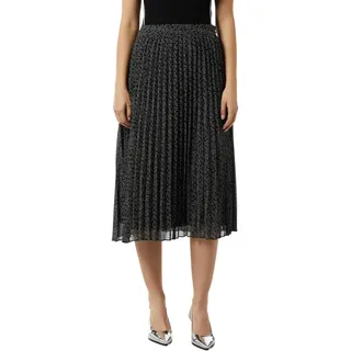 Comma Plisseerock mit grafischem Muster