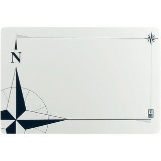 Marine Business Northwind tischsets, Kunststoff, Weiß/Blau, 45 x 30 x 0.23 cm, 6