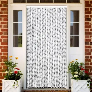 vidaXL Insektenschutz-Vorhang 100 x 220 cm Grau