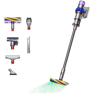 Dyson V15 Detect Fluffy Blau/Nickel