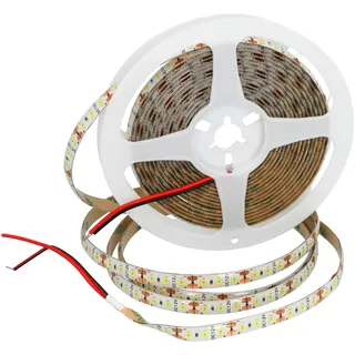 JANDEI – 12-V-LED-Lichtstreifen für den Außenbereich, IP65, 600 SMD 2835 LEDs, neutralweiß 4200 K, wasserdicht für Terrasse, Deck und Gartendekoration. 5-m-Rolle (ohne Netzteil)