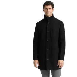 Tom Tailor 1046983 Wool Mantel - Black - 3XL