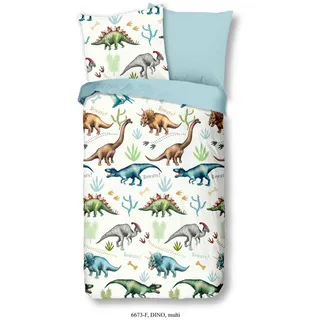 Xxxl Kinderbettwäsche , Multicolor , Textil , Dinosaurier , 135x200 cm , atmungsaktiv, angenehm wärmend , Heimtextilien, Bettwäsche & Leintücher, Kinderbettwäsche