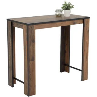Deine Tante Emma Bartisch 58 x 108 x 120 cm Schwarz/Dunkelbraun