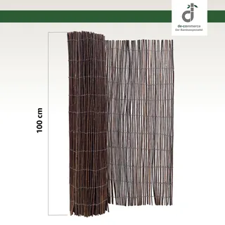 Natürliche Weidenmatte TANA Rollzaun, Weidenzaun, Sichtschutz, Gartenzaun