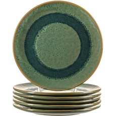 Bild Matera 6er Set Teller Keramik, grün