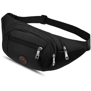 Bauchtasche für Damen und Herren Gürteltasche Hüfttasche Outdoor Groß Handytasche Sport Wasserdicht Laufgürtel Umhängetasche Geldgürtel für Camping Wandern Fitness Fahrrad Reisen Jagd