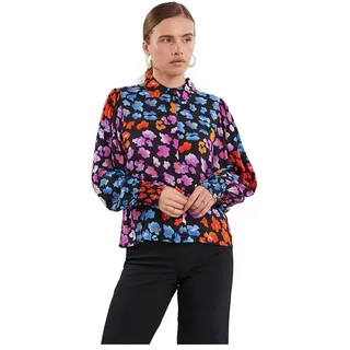 Yas Alira Langarmhemd - Black / Aop Liro Print - M