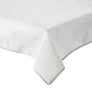 Gartentischdecke Tischdecke Weichschaummaterial rutschfest wetterfest 6 Farben (Hellgrau, 130x160cm eckig)