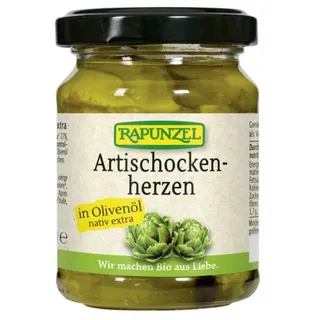 Rapunzel - Artischockenherzen in Olivenöl 120 g