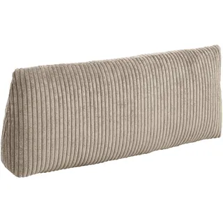 Max Winzer Rückenkissen , Taupe , Textil , Füllung: Schaumstoffflocken , 60x25x12 cm , Goldenes M, Made in Germany , Heimtextilien, Wohntextilien, Kissen, Zierkissen