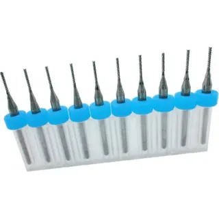 Set mit 10 Mikrofräser (0.80 mm)
