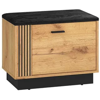 Lomadox VINICA-131 60 x 49 x 34 cm Gold Craft Eiche / braun