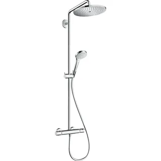 Hansgrohe Croma Select S Showerpipe 280 1-jet mit Thermostat Silber 26790000