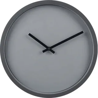 SensaHome Wanduhr Berlin – Runde Uhr im modernen minimalistischen Design – nordischer Stil – Ø30 cm – Grau - Grau