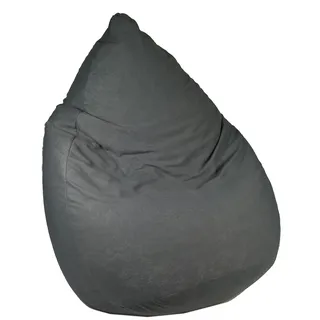 Heunec - 671140 - Sitzsack Microfaser 220 L, Mausgrau, Grau