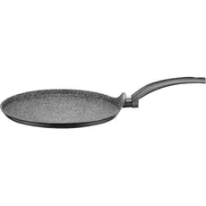 Ambition pan Qualum Basic Stone 28cm for pancakes, Pfanne + Kochtopf, Schwarz