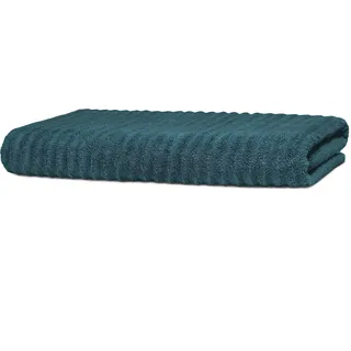 Merana Oslo Sauna- und Strandtuch | extra groß | saugstark, weich und fusselfrei | Frottier Luxus Qualität | 100% Baumwolle | Oeko-TEX | 590 GSM (Petrol Ink, Saunatuch (80x200cm))